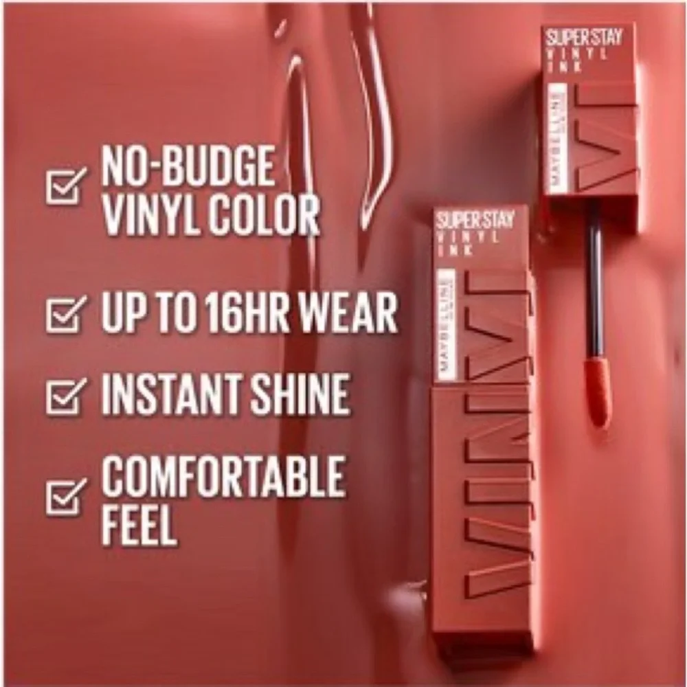 3/$20💗 Maybelline SuperStay Vinyl Ink Longwear Liquid Lip Color in Captivated